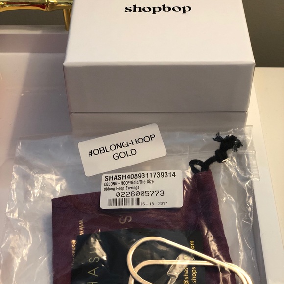 Shashi Jewelry - NWT Shashi Gold Statement Stud Earrings Shopbop